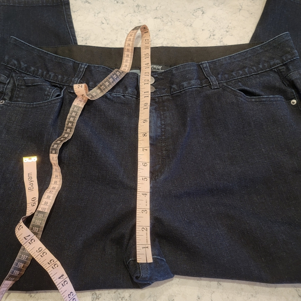 Venezia Lane Bryant Tummy Fit High-Rise Skinny Jean Dark Wash Size 24 S Like New - Picture 5 of 13